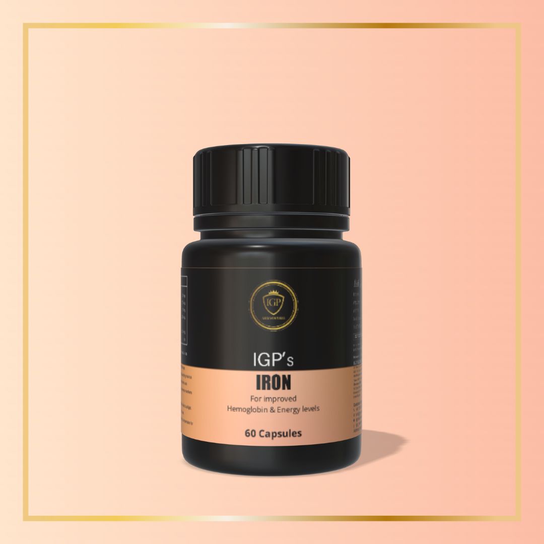 IGP MEDI VENTURES  IGP's Iron Capsules - 60 Capsules