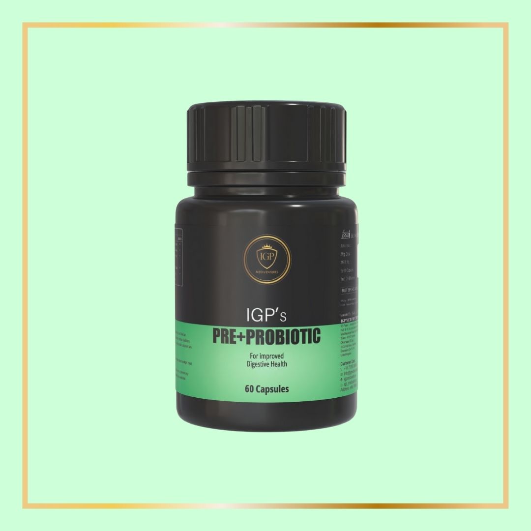 IGP's Pre Probiotic Capsules for gut health- 60 Capsules