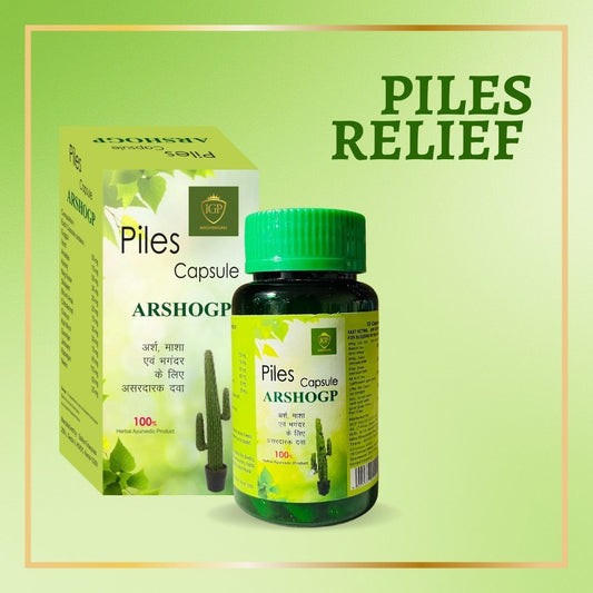 IGP MEDI VENTURES  Arshogp capsules for Piles relief, 30 Capsules