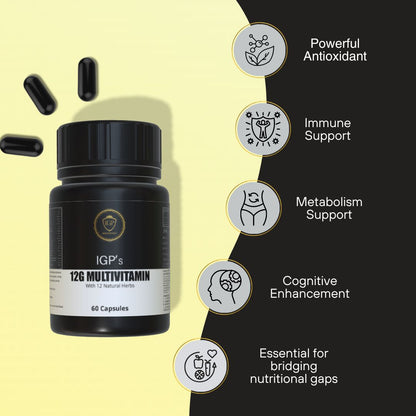IGP MEDI VENTURES  IGP's 12G Multivitamin Capsules - 60 Capsules