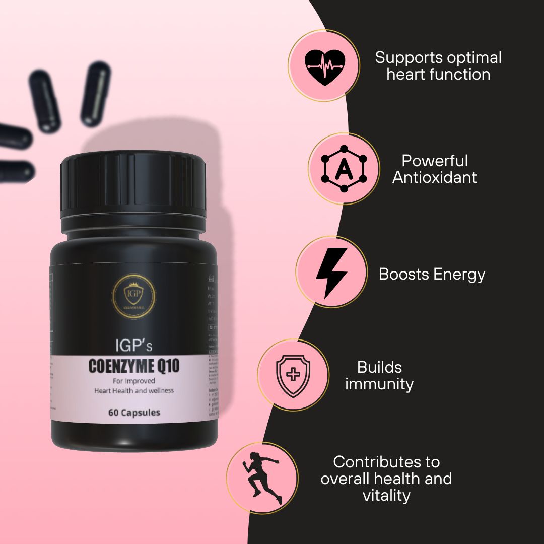 IGP MEDI VENTURES  IGP's Coenzyme Q10 Capsules - 60 capsules