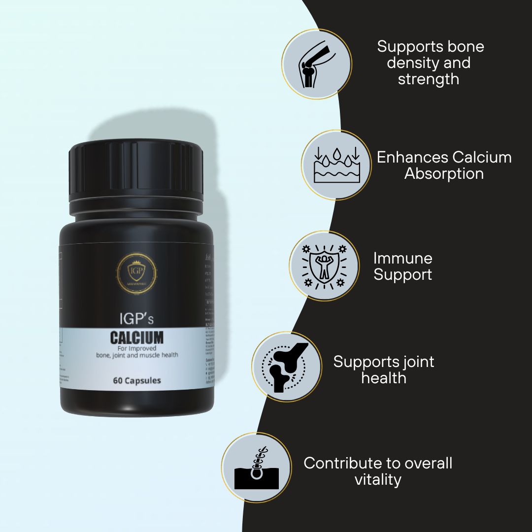 IGP MEDI VENTURES  IGP's Calcium Capsules for Bone - 60 Capsules