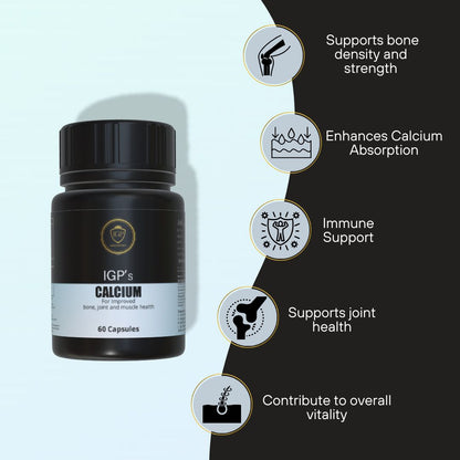 IGP MEDI VENTURES  IGP's Calcium Capsules for Bone - 60 Capsules
