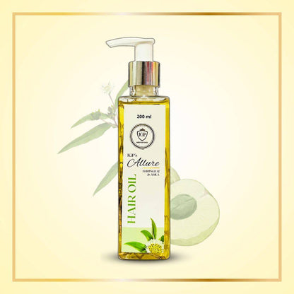 IGP MEDI VENTURES  Allure Bhringha Herbal Hair Oil | Helps in Hair Growth, Dandruff Control & Prevent Hair Damage