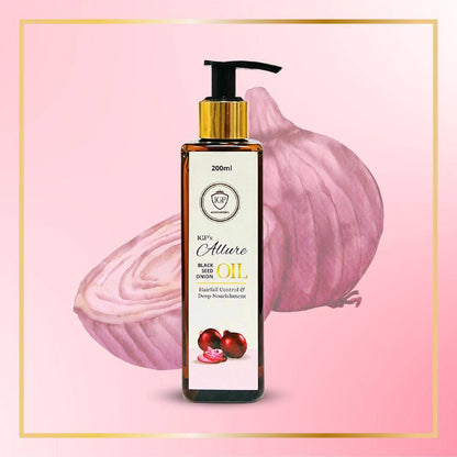 IGP MEDI VENTURES  Allure Onion Hair Oil for Hair Growth and Hair Fall Control - With Black Seed Oil Extracts
