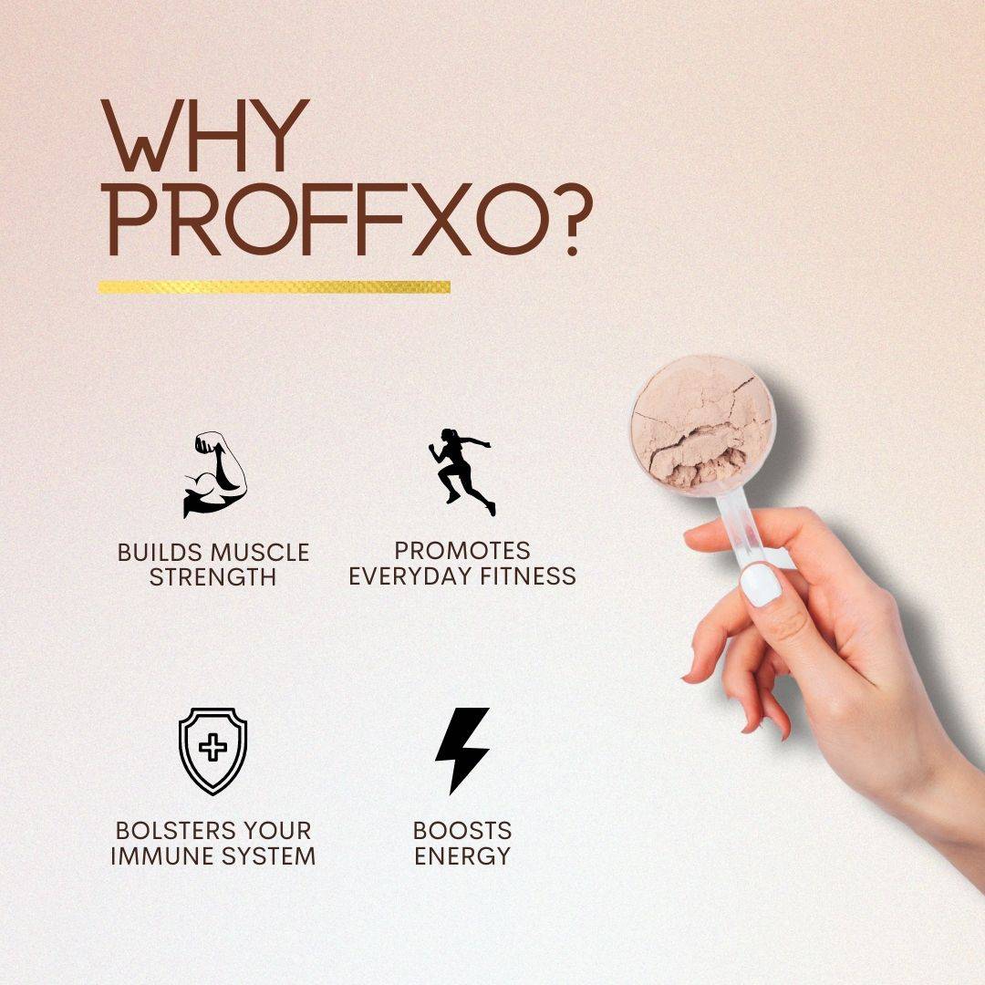 IGP MEDI VENTURES  Proffxo Protein Powder | For Complete Muscle and Mass Health, 200gm