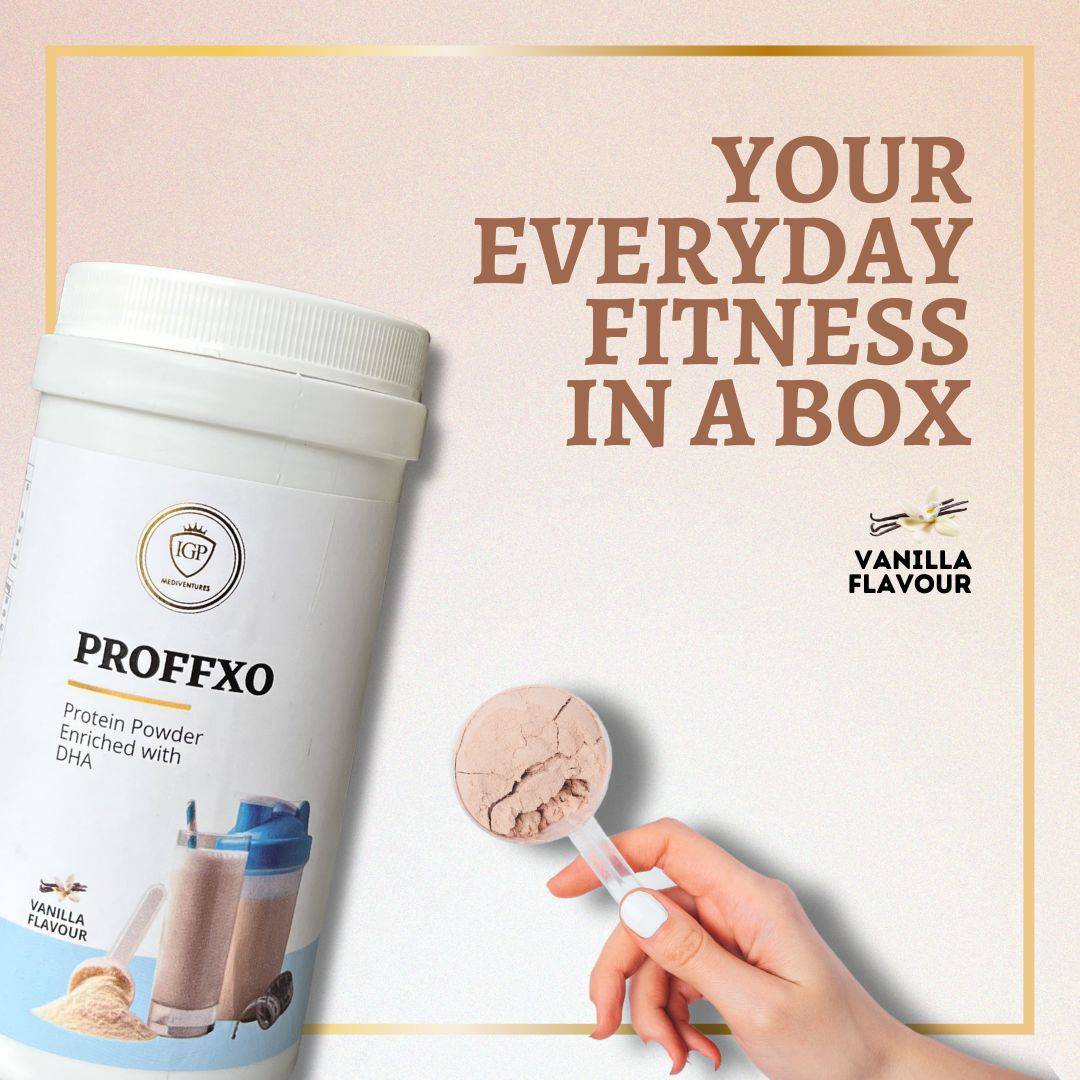 IGP MEDI VENTURES  Proffxo Protein Powder | For Complete Muscle and Mass Health, 200gm