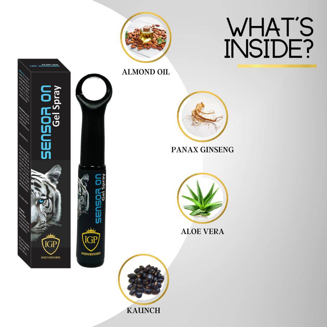 IGP MEDI VENTURES  IGP's Sensor On Spray for Men, 20ml